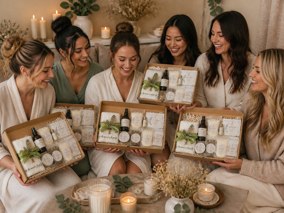 Luxury Spa Gift Box for Women | Self Care & Candle Making Kit