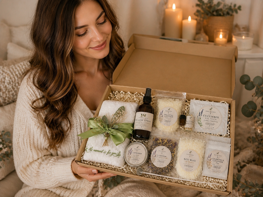 Luxury Spa Gift Box for Women | Self Care & Candle Making Kit