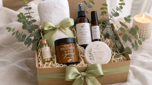 Aromatherapy Yoga Gift Set | Self Care Gift Box for Her | Wellness & Birthday Gift for Women